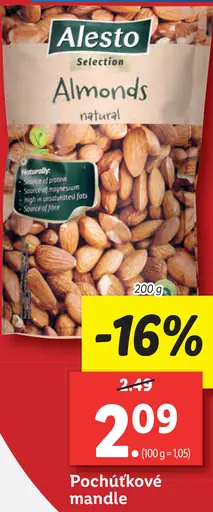 Alesto Almonds natural