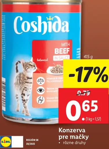Coshida Konzerva pre mačky