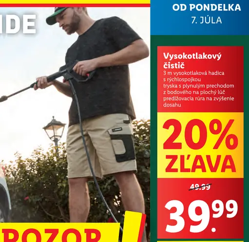 Parkside Vysokotlakový čistič