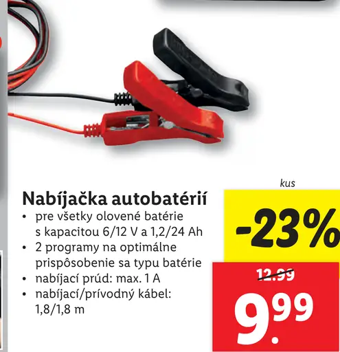 Nabíjačka autobatérií