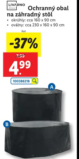 LIVARNO Ochranný obal na záhradný stôl