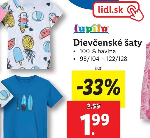 Lupilu Dievčenské šaty
