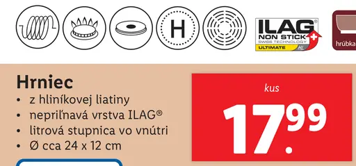 Hrnci hliníková liatina