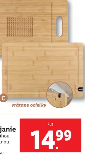 Bambusová doska na krájanie