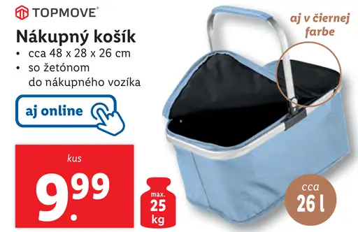 Topmove Nákupný košík