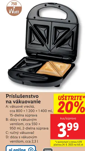 Príslušenstvo na vákuovanie