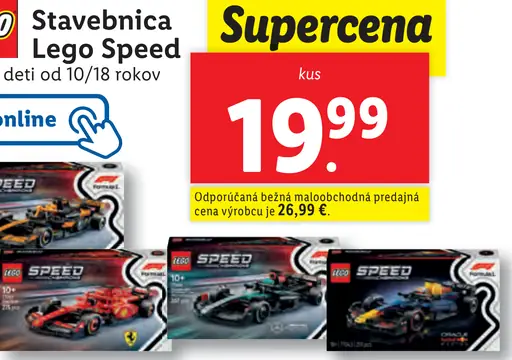 LEGO Stavebnica Lego Speed