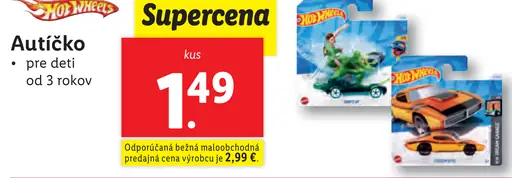 Hot Wheels Autíčko
