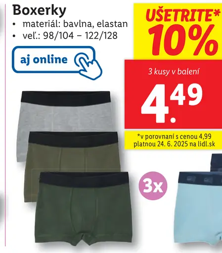 Lupilu boxerky