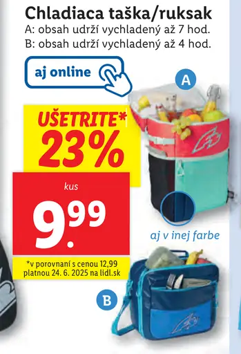 Chladiaca taška/ruksak