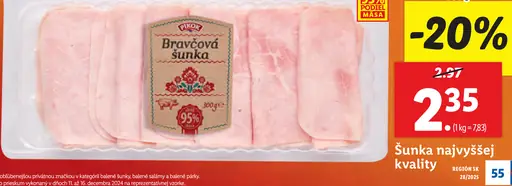 Pikok Bravčová šunka