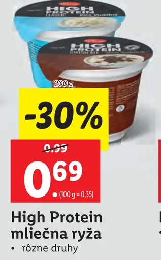 High Protein mliečna ryža