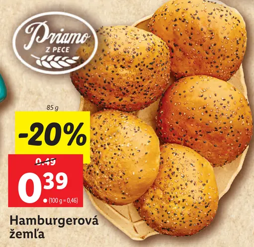 Hamburgerová žemľa