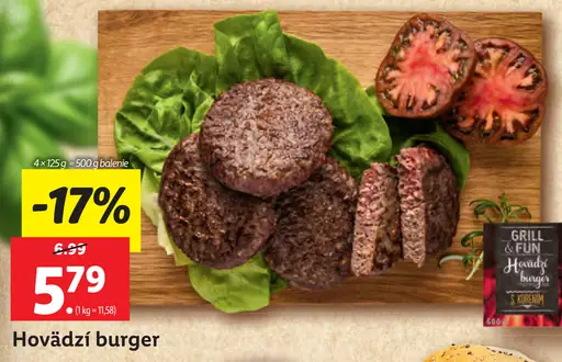Hovädzí burger