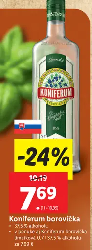 Koniferum borovička