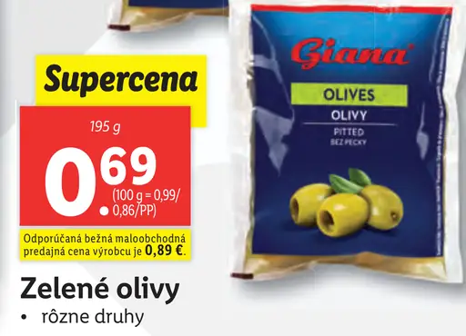 Giana Zelene olivy