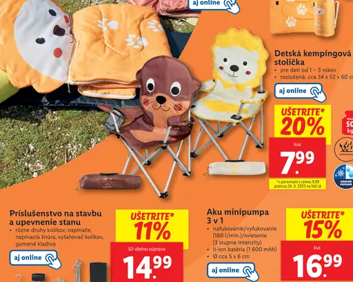 Príslušenstvo na stavbu a upevnenie stanu