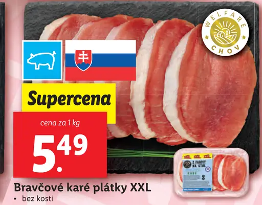 Bravčové karé plátky XXL