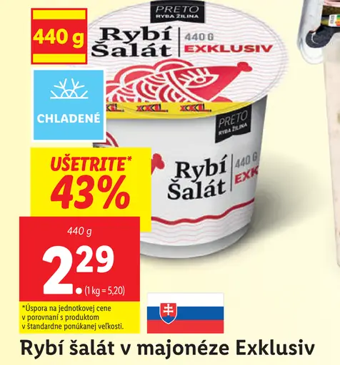 Preto rybí šalát v majonéze