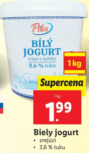 Pilos Biely jogurt