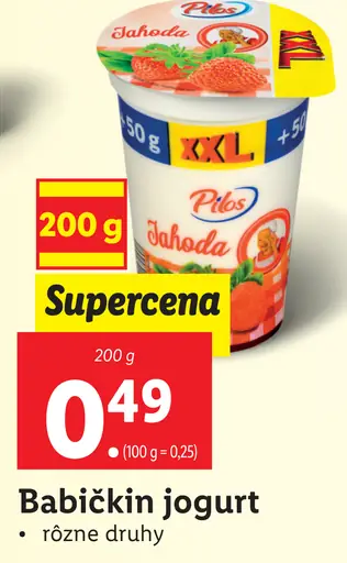 Pilos Babičkin jogurt