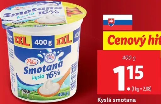 Pilos Kyslá smotana