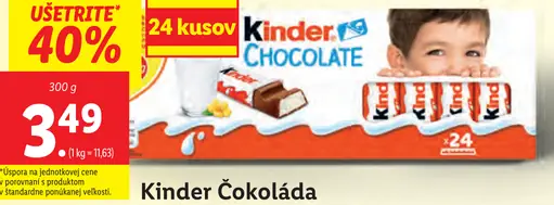 Kinder čokoláda