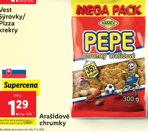Namex Pepe chrumky arašidové