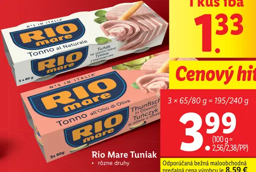 Rio mare tuniak
