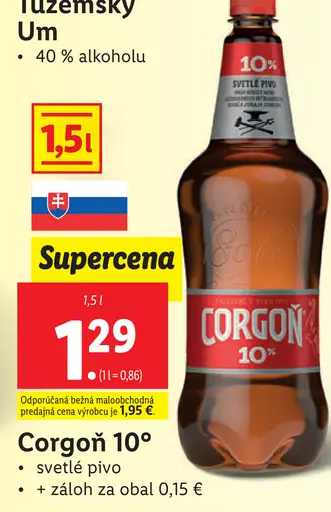 Corgoň 10°
