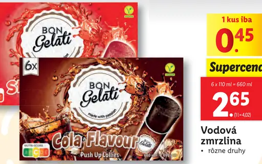 BON Gelati Cola Flavour