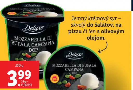 Deluxe Mozzarella di Bufala