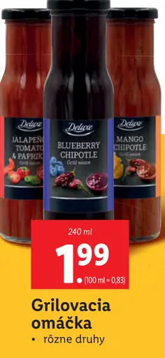 Deluxe Grilovacia omáčka