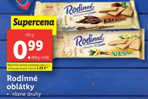 Rodinné oblátky