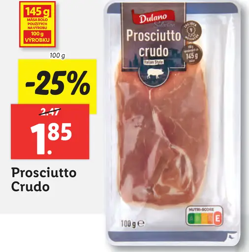 Dulano Prosciutto Crudo