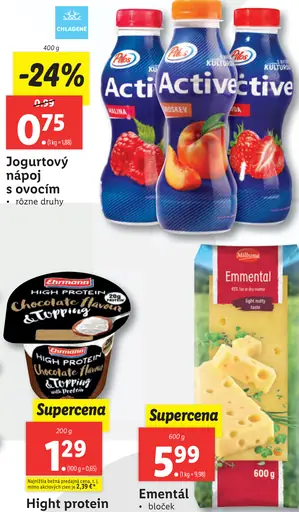 Pilos Active Yogurtový nápoj s ovocím