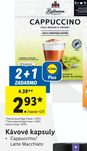 Bellarom Cappuccino/Latte Macchiato
