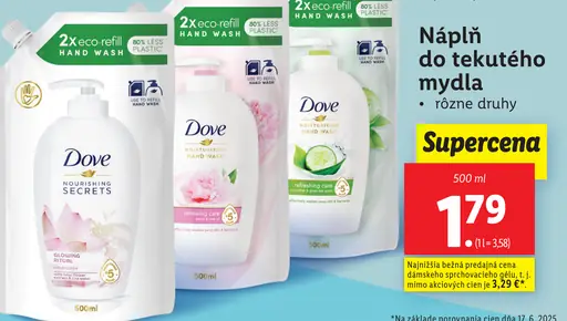 Dove Náplň do tekutého mydla