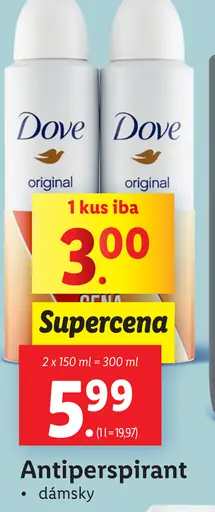 Dove Antiperspirant dámsky