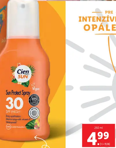 Cien Sun Opalovací sprej SPF 30