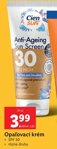 Cien Sun Anti-Ageing Sun Screen