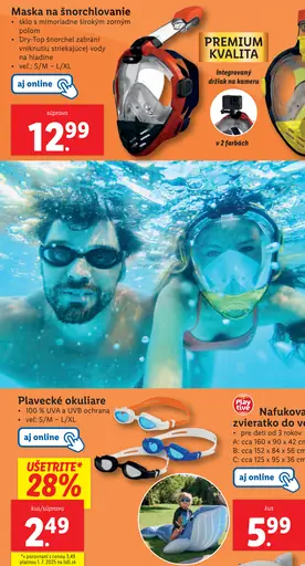 Maska na šnorchlovanie