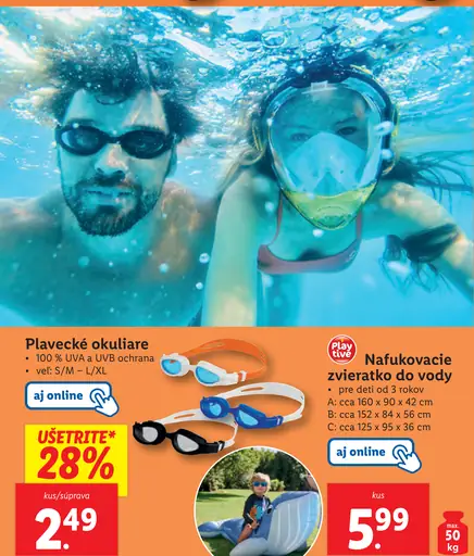 Plavecké okuliare