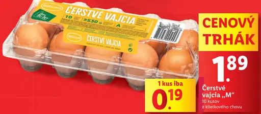 Balticovo čerstvé vajcia "M"