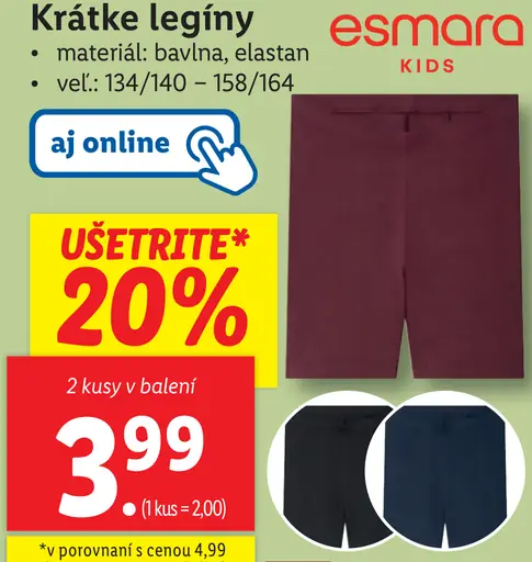 Esmara Krátke legíny