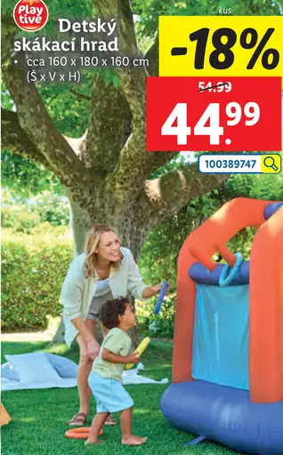 Playtive Detský skákací hrad