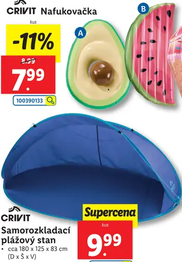 Crivit Nafukovačka