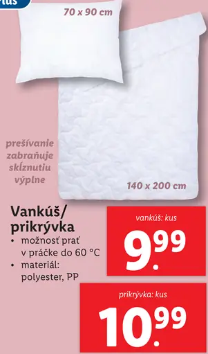 Vankúš/prikrývka