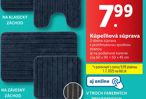 Kúpeľňová súprava