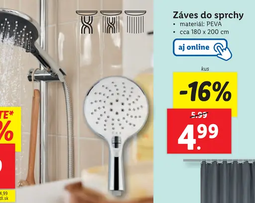 Livarno home Multifunkčná sprchová hlavica
